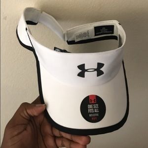 Brand New White Under Armour Men's Visor