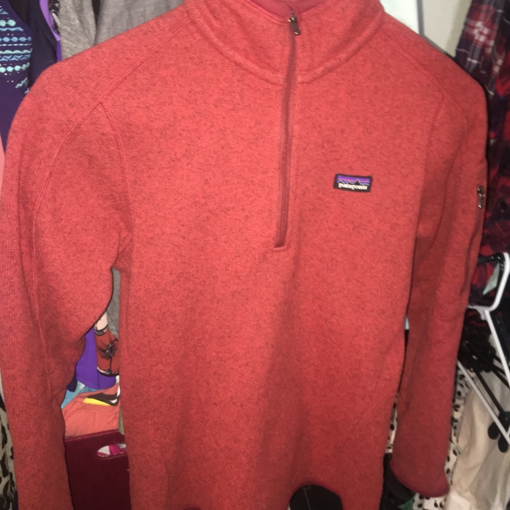Patagonia Red Women's Better Sweater 1/4 Zip