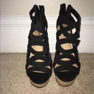 Just Fab Zuri wedge heel - barely worn