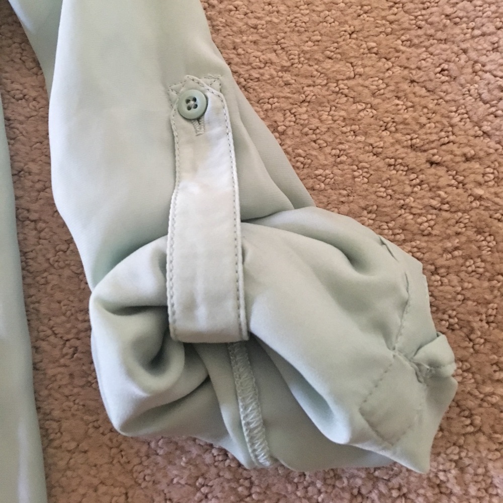 Mint Green Button Down - image 3