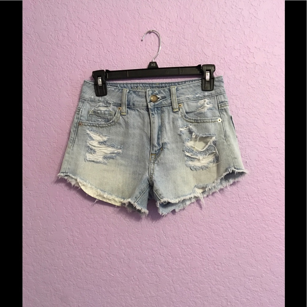 Denim shorts