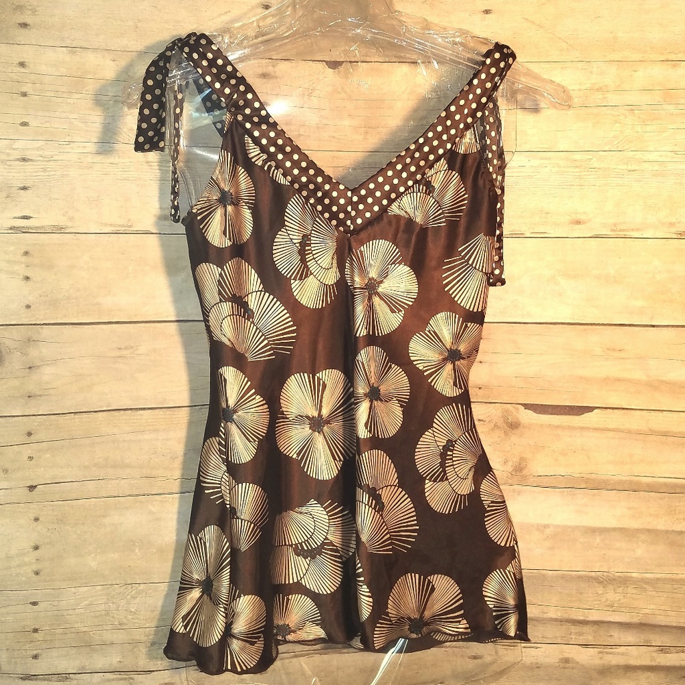 Flirty Chic Trendy Tunic Top size Med(256)