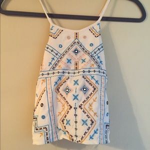 Never worn xhiliration crop top!