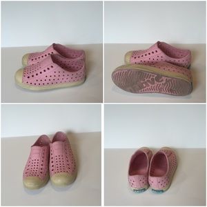 Size 13 light pink Native shoes
