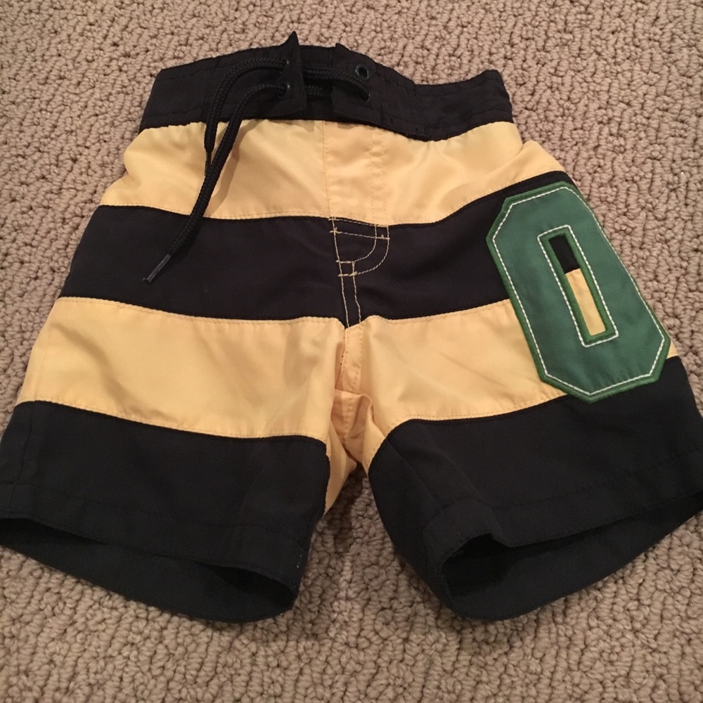 Baby boy's infant lined swim trunks gymboree 6-12