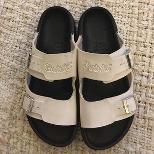 white betula sandals