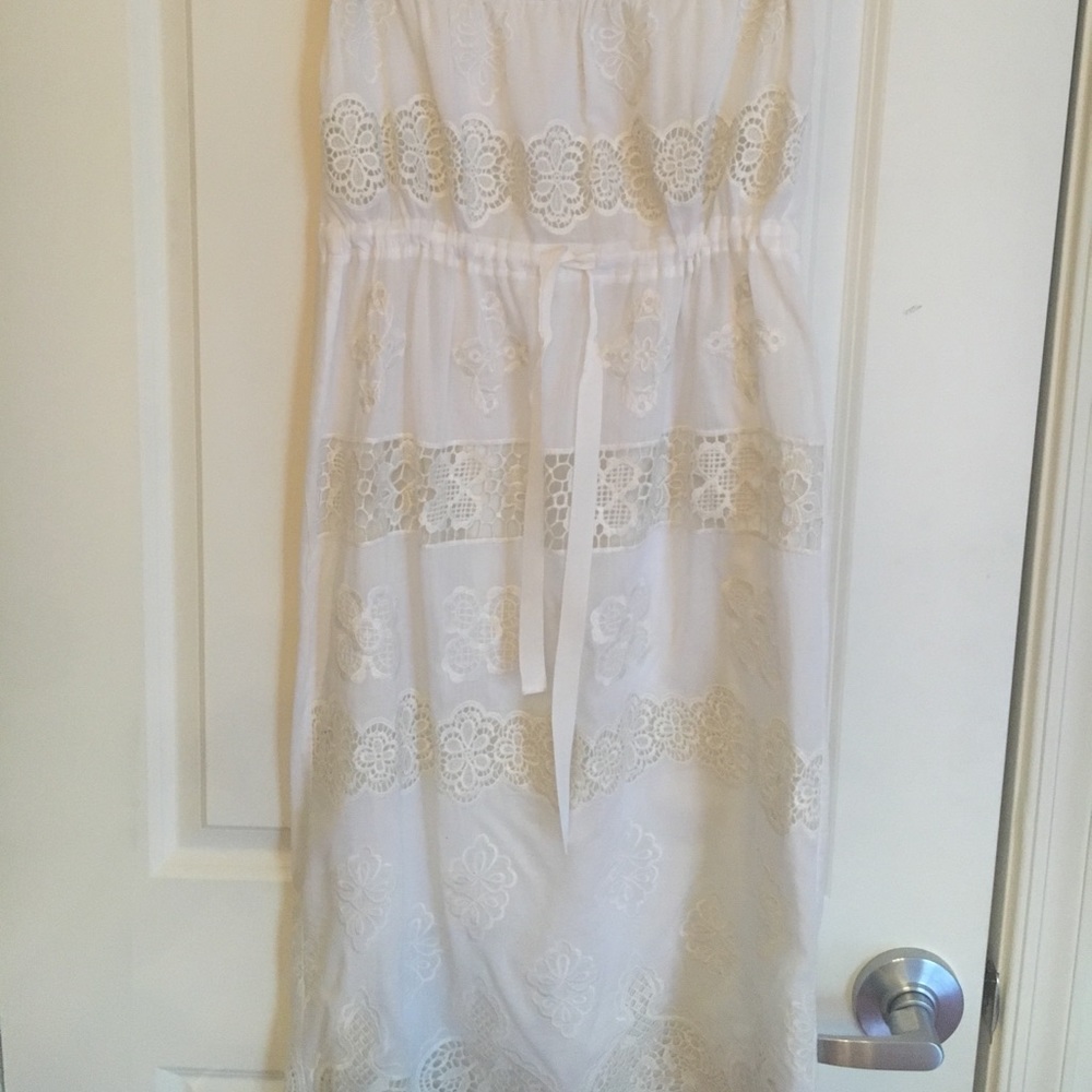 White Eyelet Dress