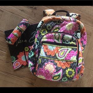 Vera Bradley Ziggy Zinnia campus backpack
