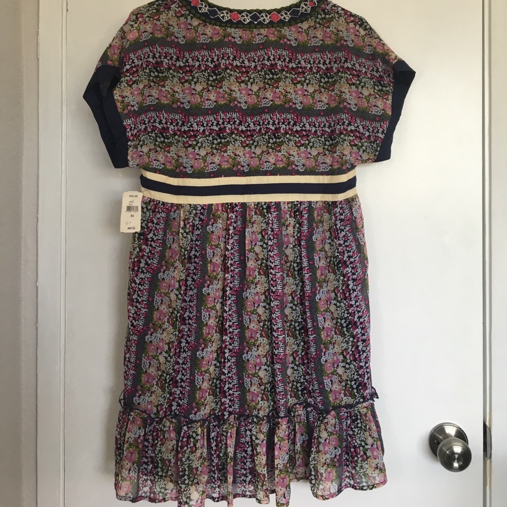 Chiffon floral dress - Picture 3 of 4