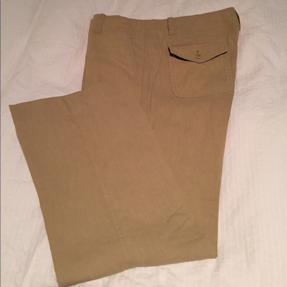 Theory Linen Pants - Tan - Like New