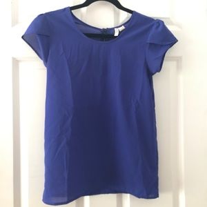 Blue purplish blouse