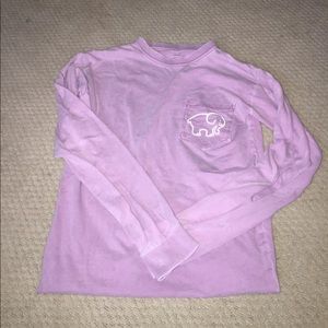Light purple Ivory ella long sleeve shirt