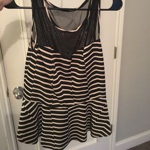 Peplum tank top