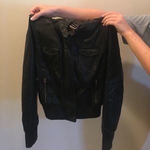 leather jacket