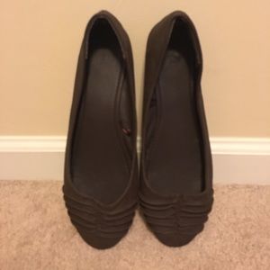 Dark brown Flats Size 11