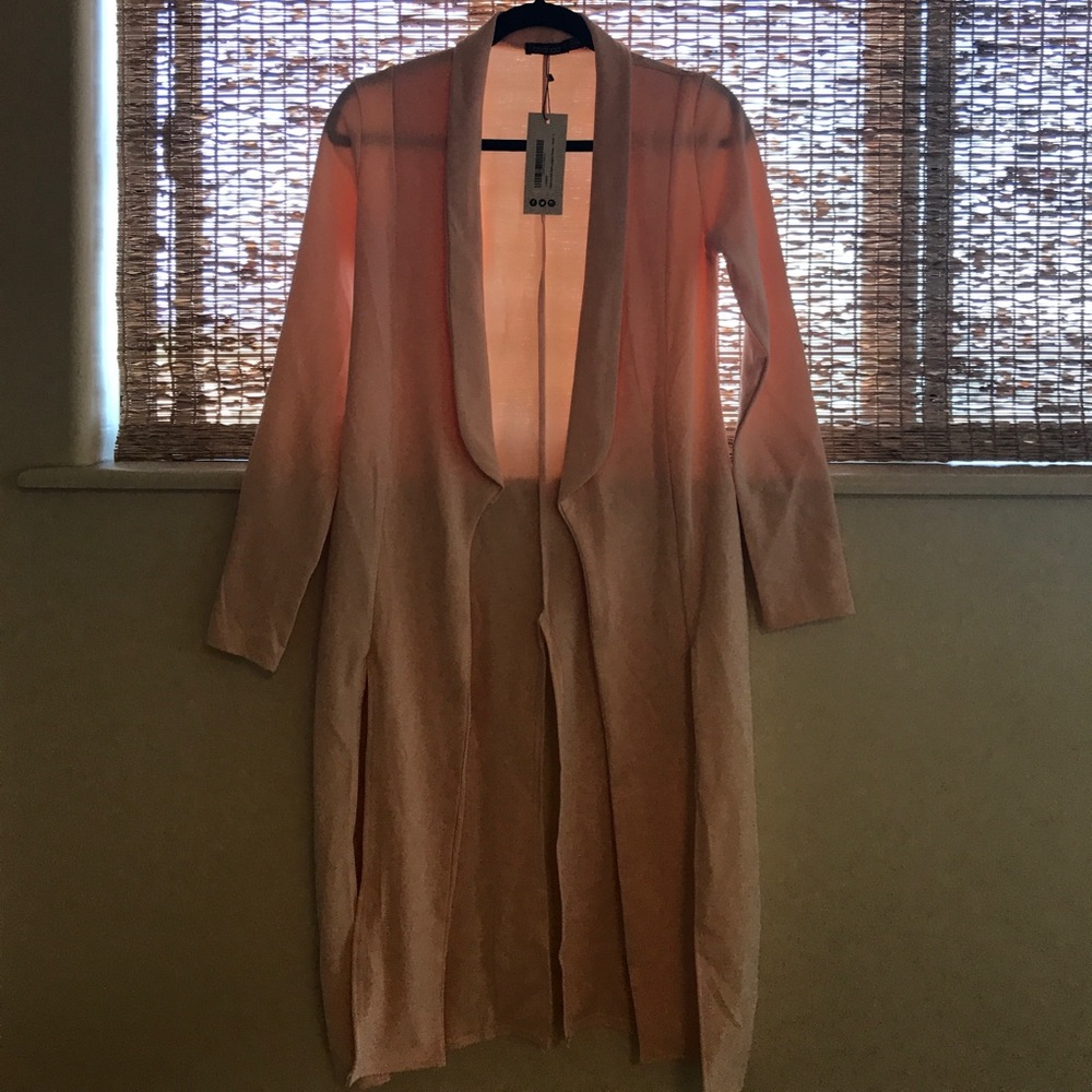 Boohoo Soft Pink Duster