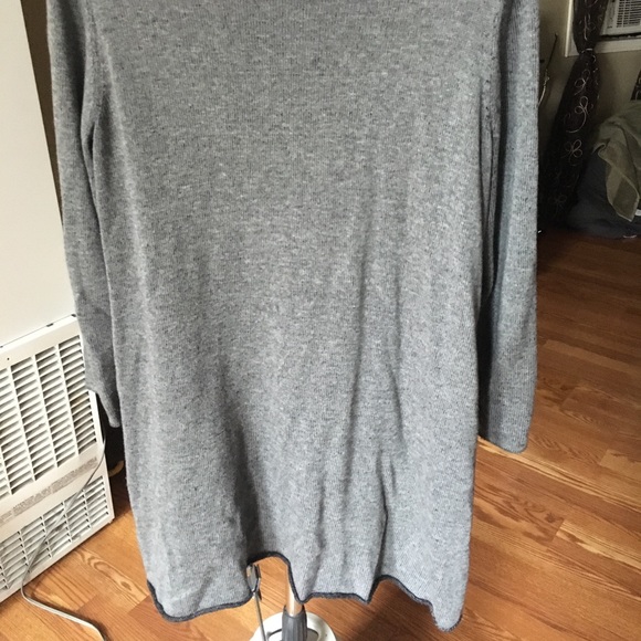 Ruff Hewn Grey Hi lo Sweater - Picture 3 of 5