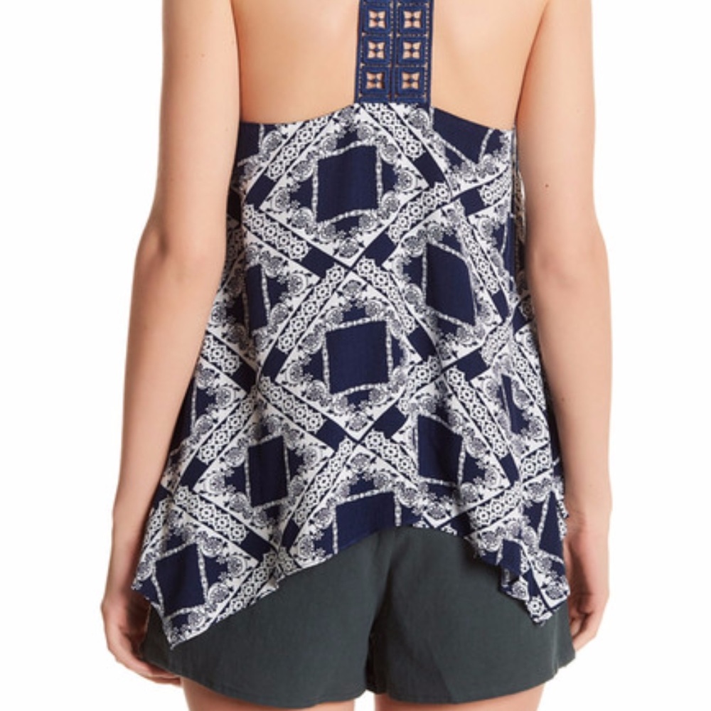 Tank Top/ Cami with Crocheted Back - Picture 3 of 3