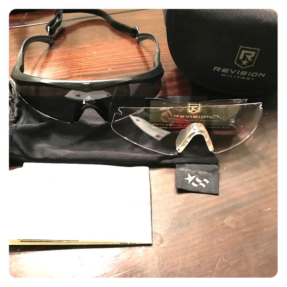 Revision military sun and safety glasses. New