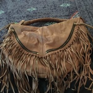 Oryany tan leather bag