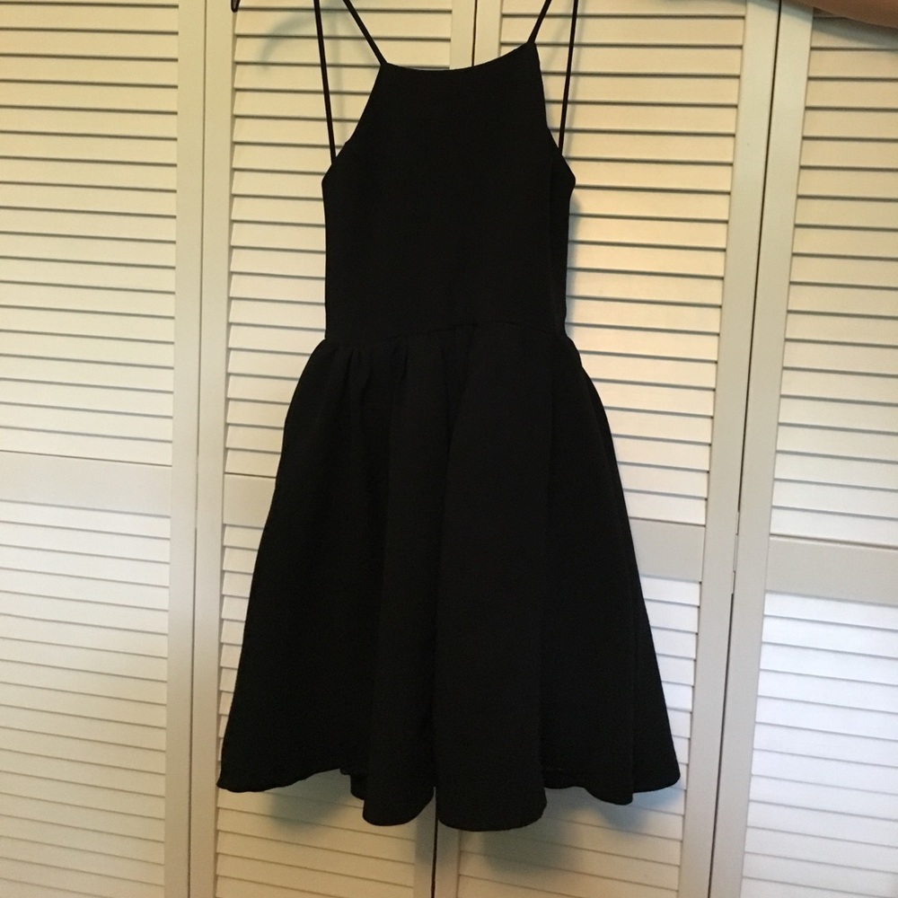 Lulus black, backless dress