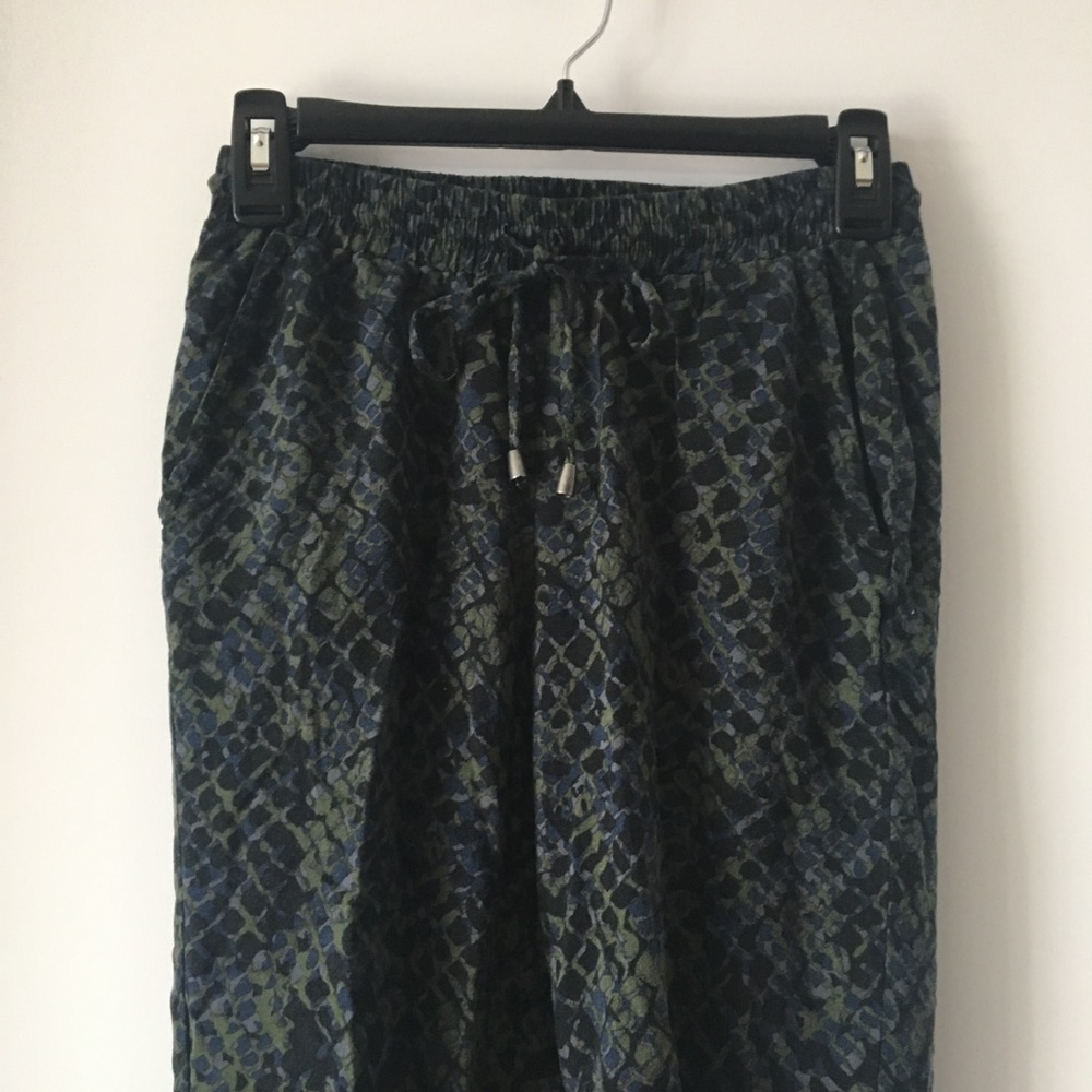 Splendid Batik Print Drawstring Pants - image 2