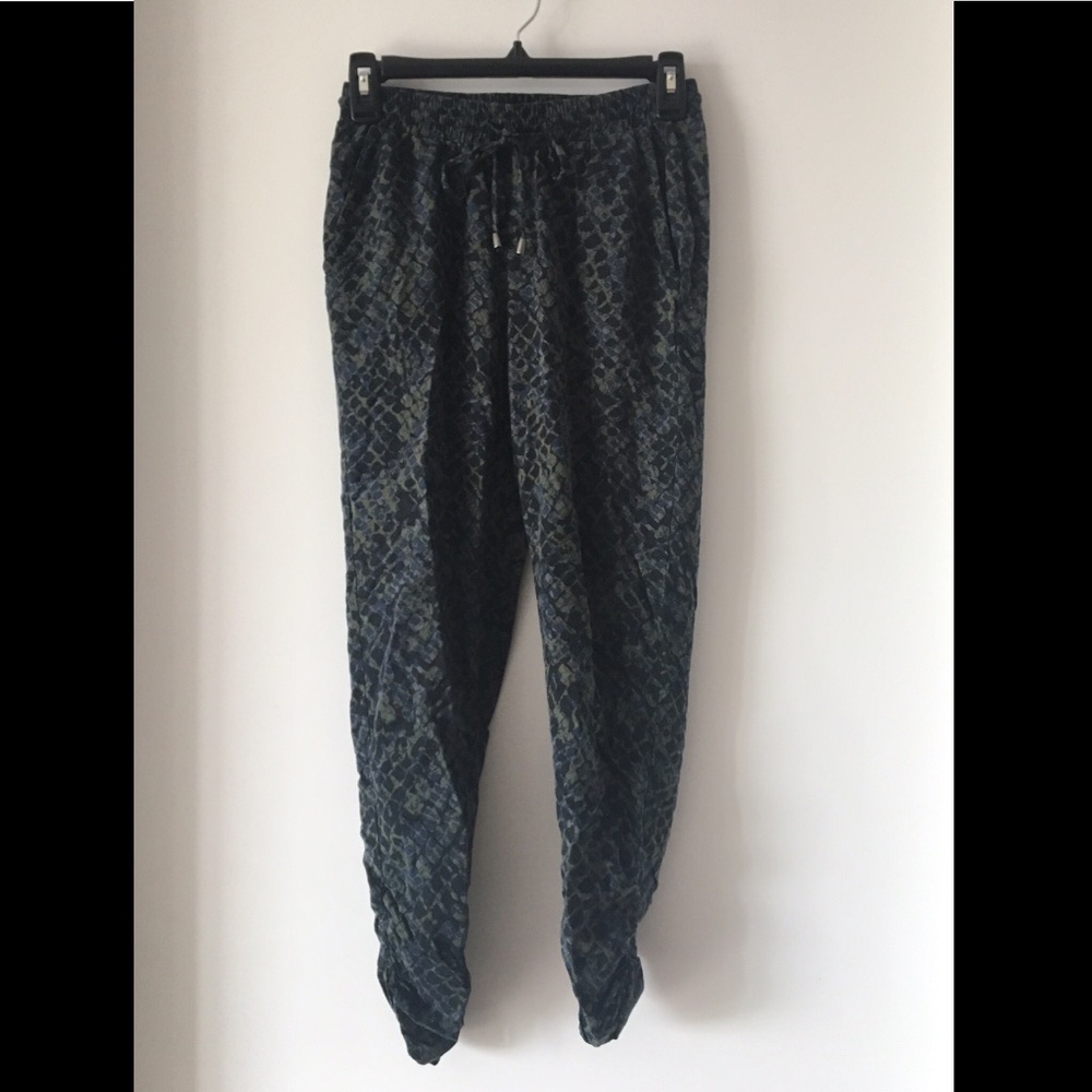 Splendid Batik Print Drawstring Pants - image 3