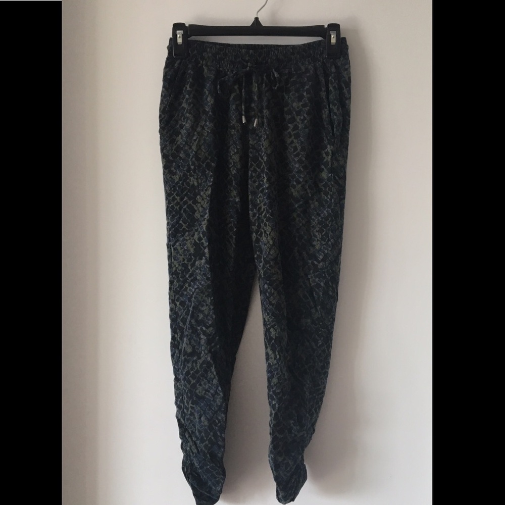 Splendid Batik Print Drawstring Pants - image 4