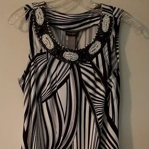 Always in style black & white dress