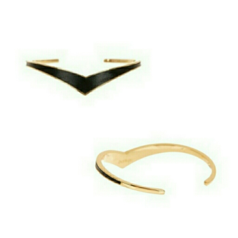 12K leather cuff by Botkier