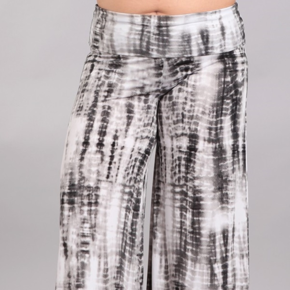 Grey Wide Leg Pant
