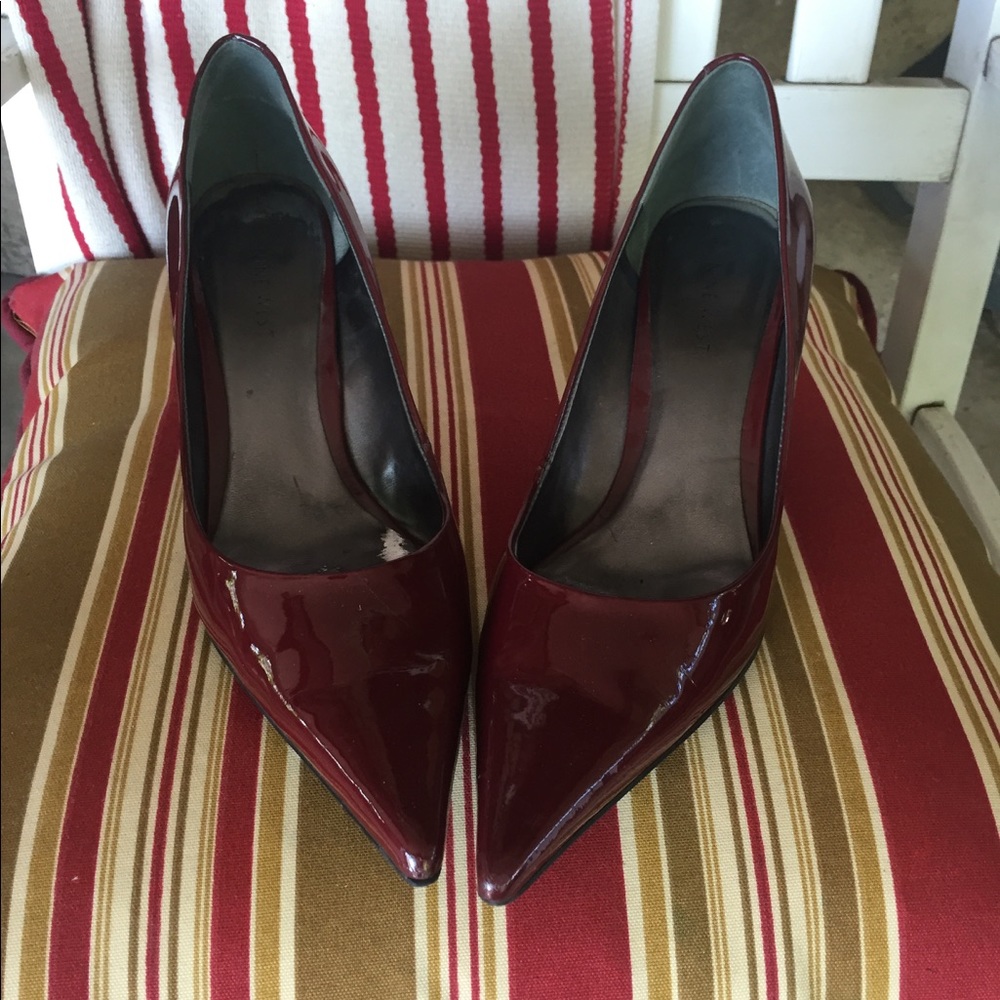 Nine West oxblood heels