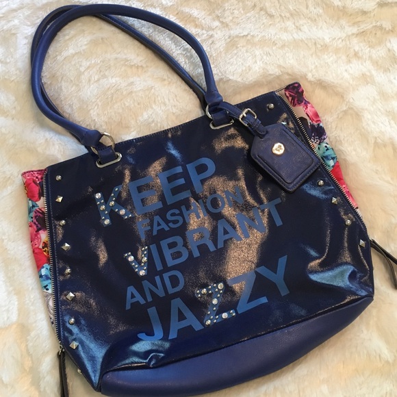 Kathy Van Zeeland Handbags - Kathy van Zeeland Embellished Tote NWOT