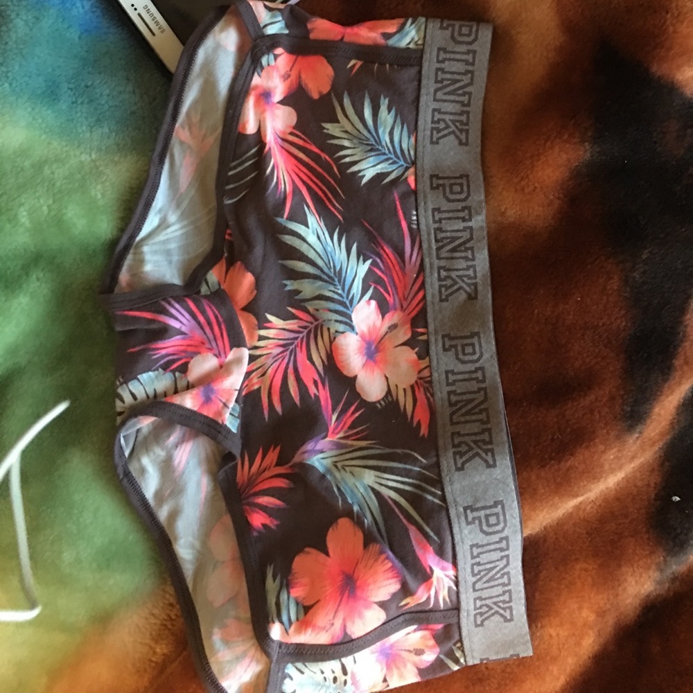 Victoria secret pink boy shorts (large)