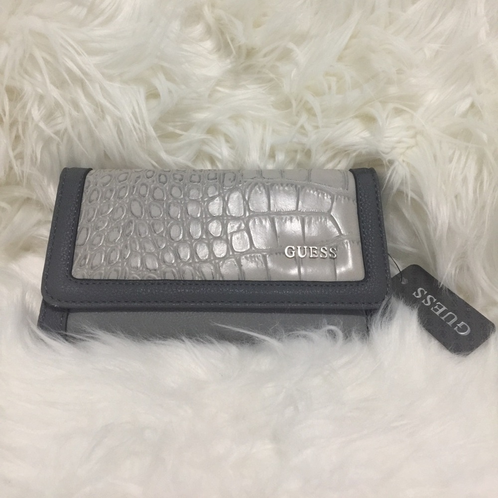 Monochrome Gray Guess wallet
