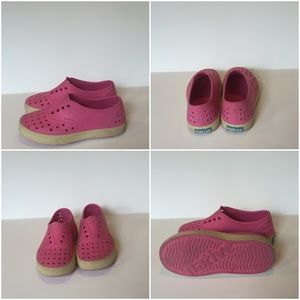 Size 13 pink Native shoes