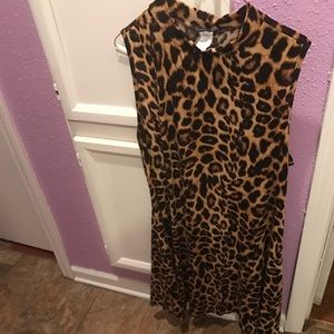 Leopard print dress