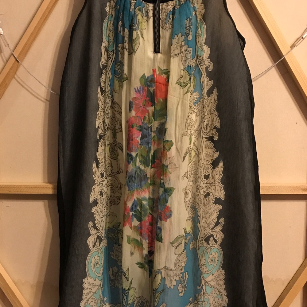 Beautiful "Silk Scarf Shift Dress" - Picture 3 of 7