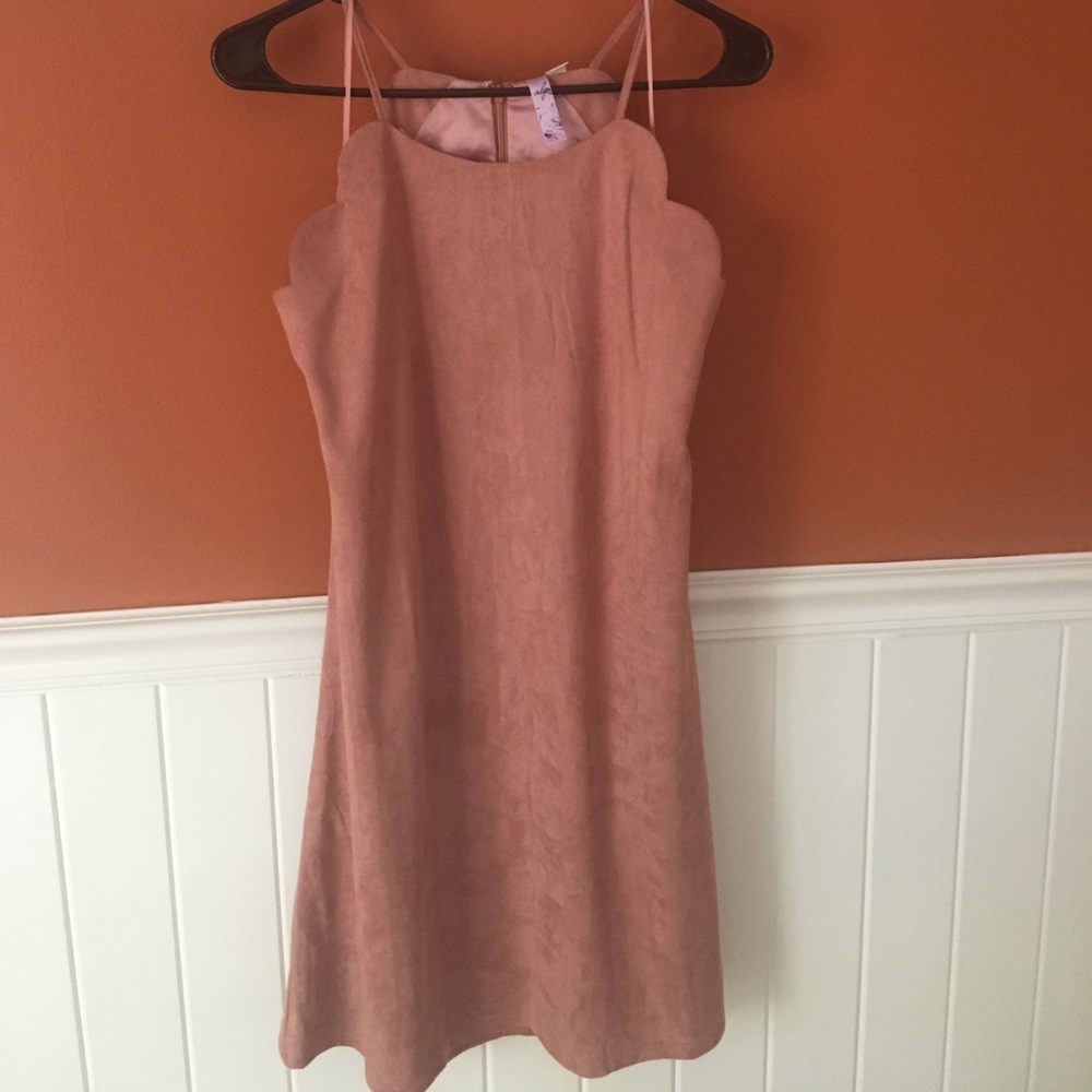 Beautiful faux suede dress