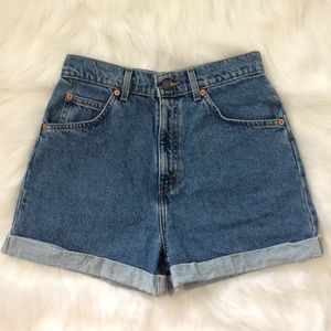 High Waisted Denim Levi Shorts (954 Regular Fit)