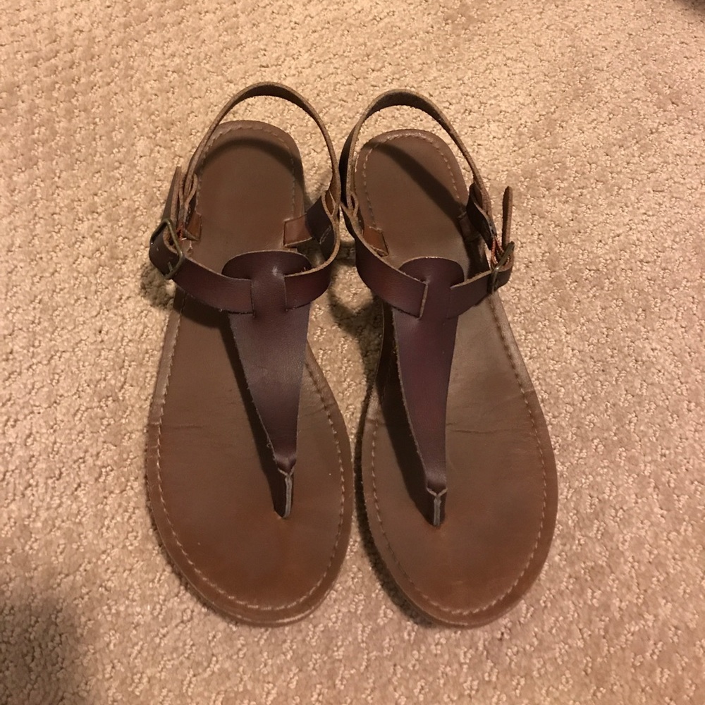 Brown sandals