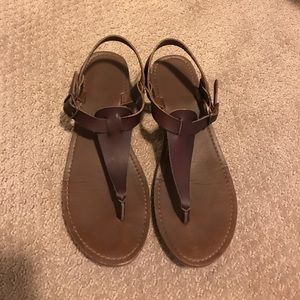Brown sandals
