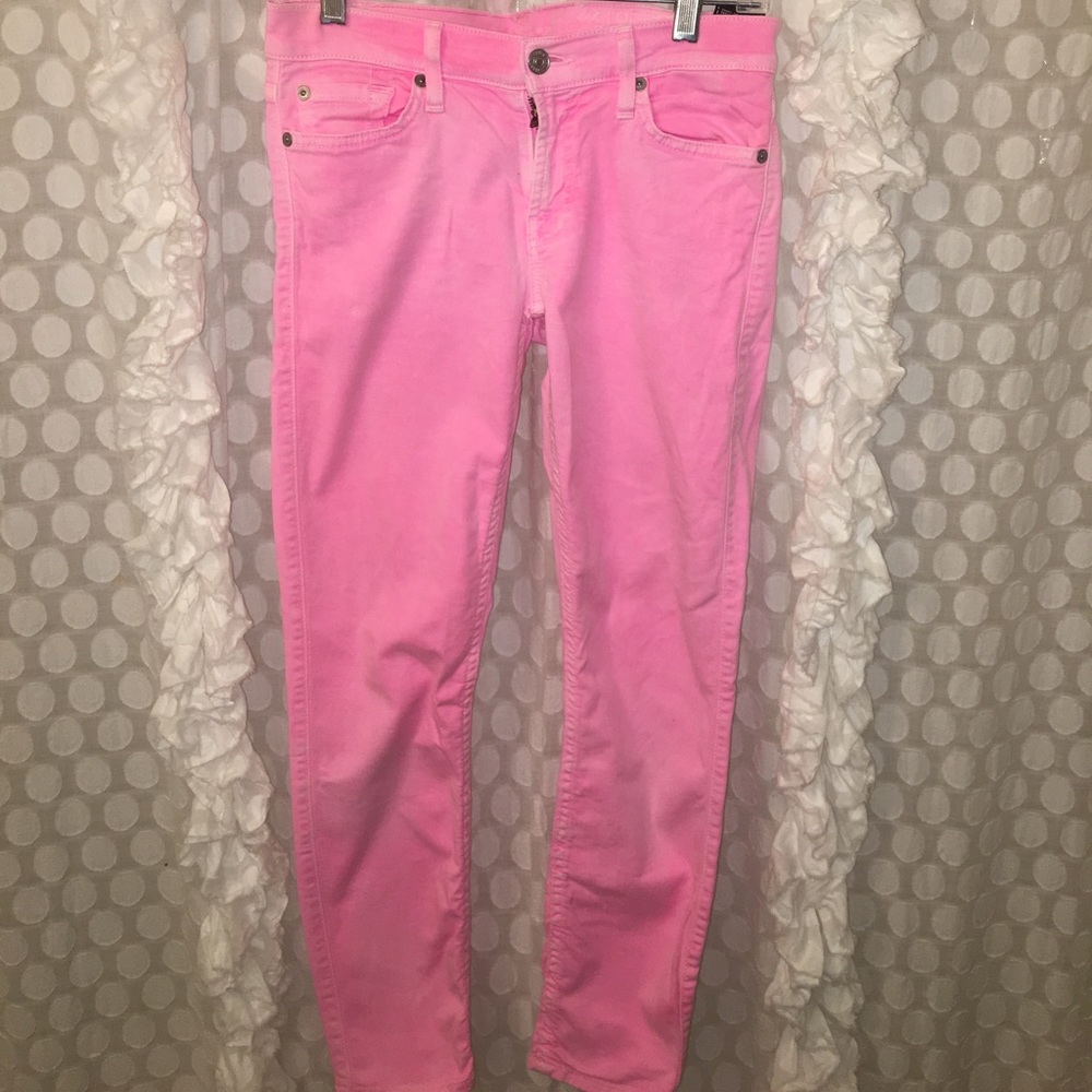Light pink 7 for all mankind skinnies!