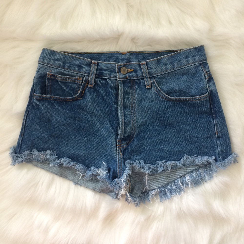 John Galt High Rise Denim Shorts