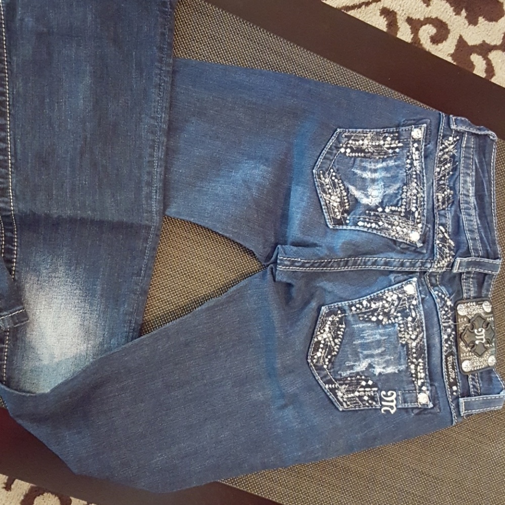 Miss Me bootcut denim jeans.