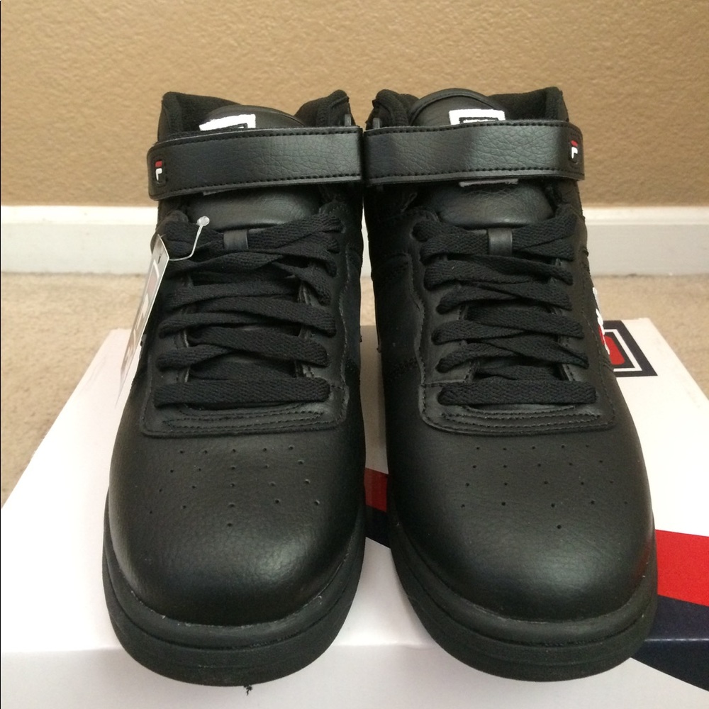 Old school fila v-13 men high mid top shoes new