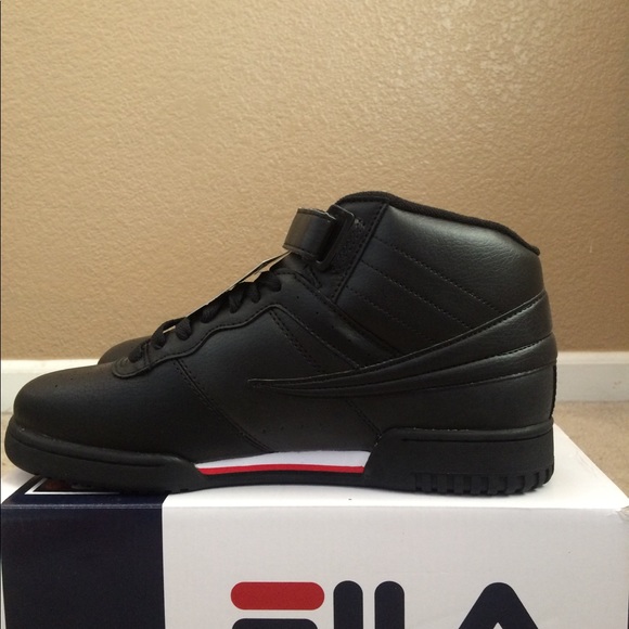 Old school fila v-13 men high mid top shoes new - Picture 5 of 5