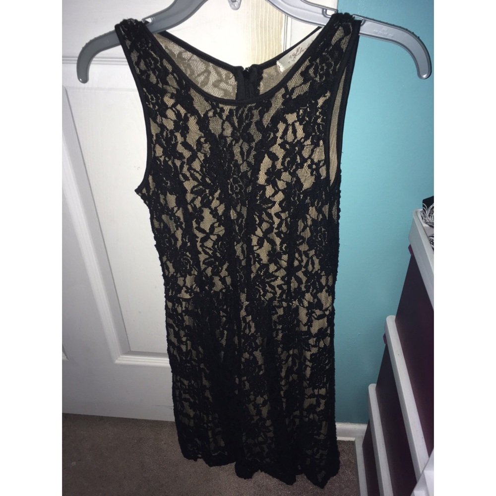 Black dress.