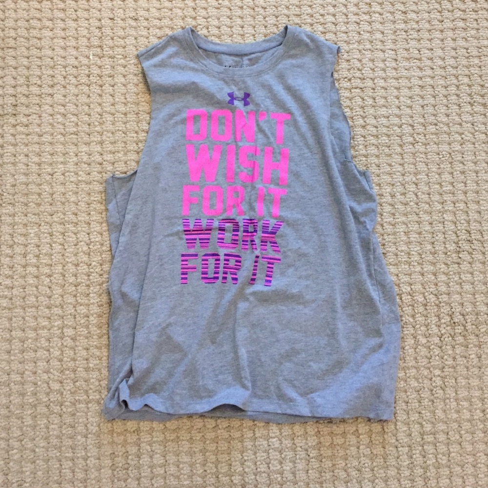 Under Armour Grey Muscle Tee