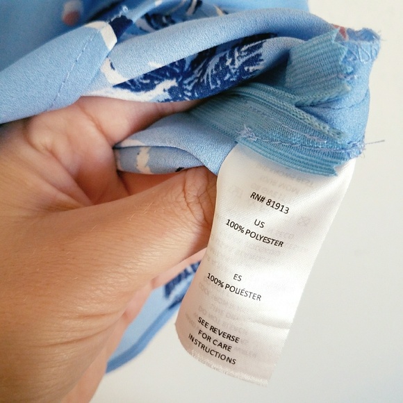 One Shoulder Palm Tree Top - Picture 5 of 6